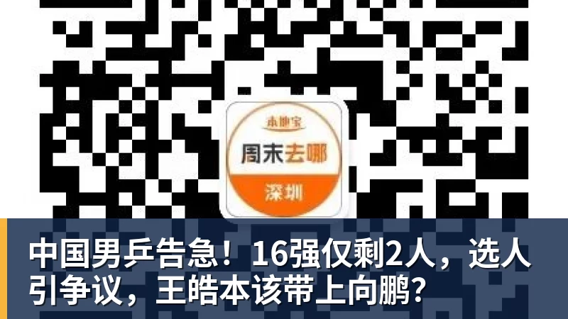 中国男乒告急！16强仅剩2人，选人引争议，王皓本该带上向鹏？