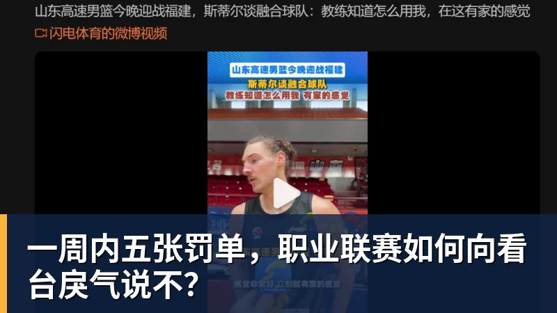 一周内五张罚单，职业联赛如何向看台戾气说不？
